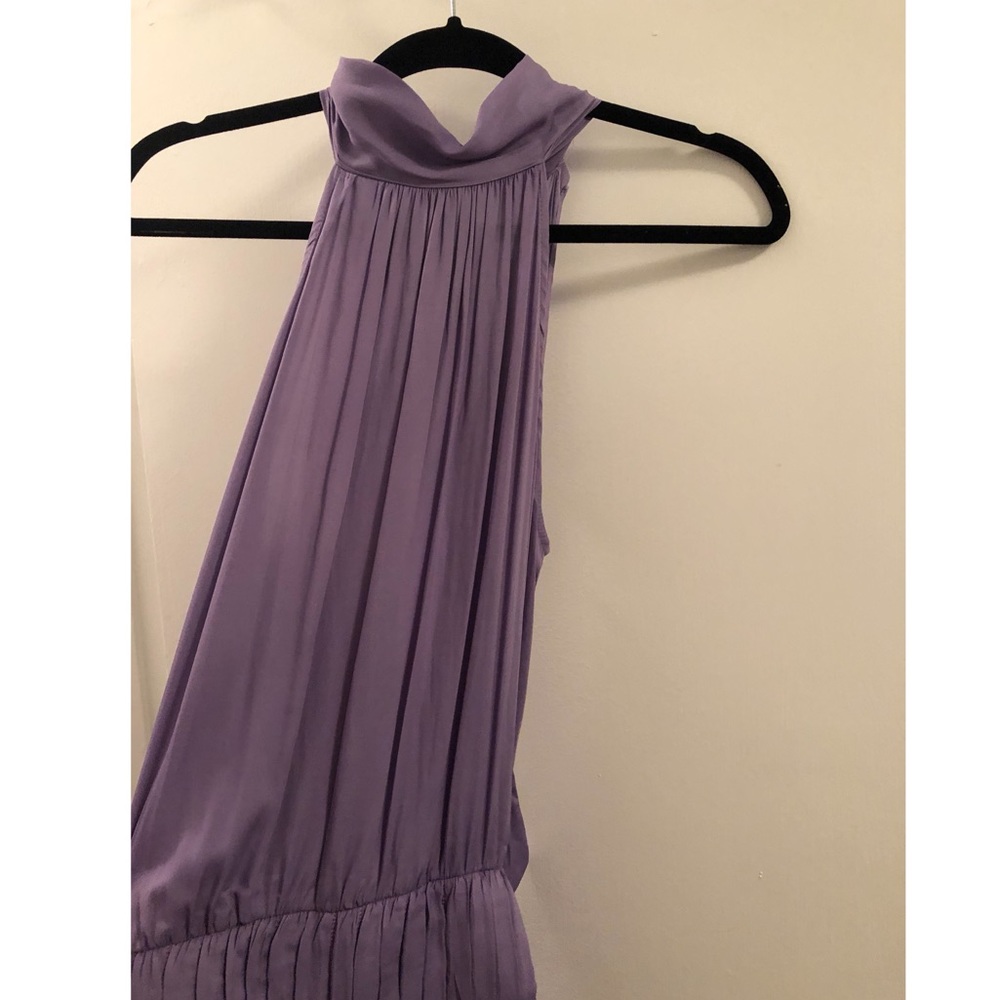 Boutique halter flowy mini dress